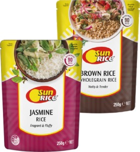 SunRice+Microwave+Rice+Pouch+250g+Selected+Varieties