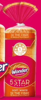 Wonder+Bread+5+Star+680g+Selected+Varieties