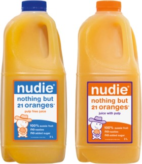 Nudie+Orange+Juice+with+Pulp+or+Pulp+Free+2+Litre
