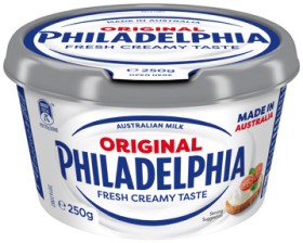 Philadelphia+Cream+Cheese+Spreadable+Tub+250g+Selected+Varieties