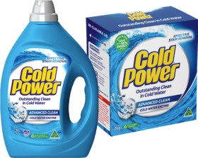 Cold+Power+Laundry+Liquid+2+Litre%2C+Powder+2kg+or+Capsules+29+Pack+Selected+Varieties