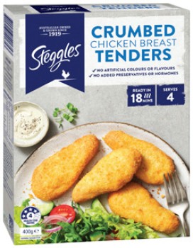 Steggles+Chicken+Breast+Tenders+400g+Selected+Varieties