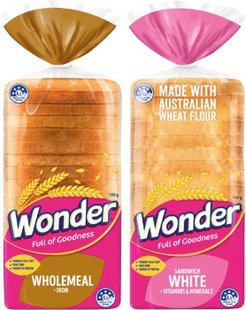 Wonder+White+or+Wholemeal+Bread+680%E2%80%91700g+Selected+Varieties