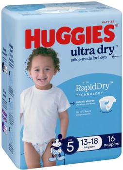 Huggies-Ultra-Dry-Nappies-1422-Pack-Selected-Varieties on sale
