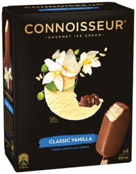 Connoisseur+Gourmet+Ice+Cream+4+Pack+Selected+Varieties