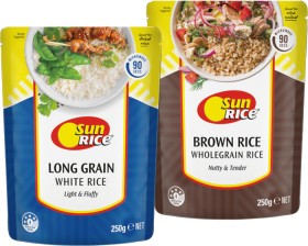 SunRice+Microwave+Rice+Pouch+250g+Selected+Varieties