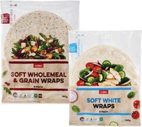 Coles+Soft+Wraps+8+Pack+360g