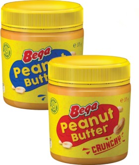 Bega-Smooth-or-Crunchy-Peanut-Butter-375g on sale
