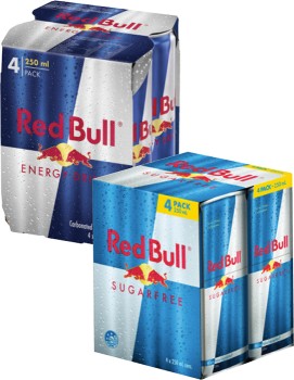Red-Bull-Energy-Drink-4x250mL on sale