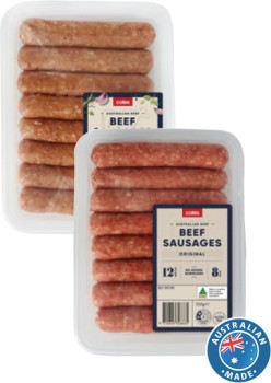 Coles-Classic-Sausages-550g on sale