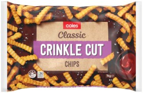 Coles-Frozen-Crinkle-Cut-Chips-1kg on sale
