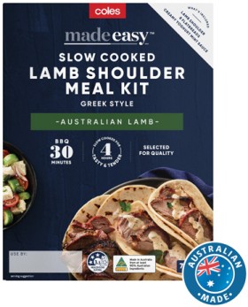 Coles+Made+Easy+Slow+Cooked+Lamb+Shoulder+Meal+Kit+Greek+Style+725g