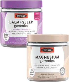 Swisse-Ultiboost-Calm-Sleep-or-Magnesium-Gummies-60-Pack on sale