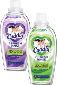 Cuddly-Refresh-Fabric-Rinse-850mL on sale
