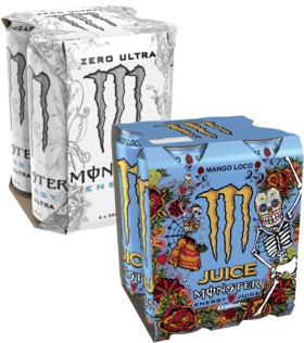 Monster+Energy+Drink+4x500mL