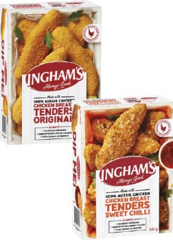 Inghams-Crumbed-Chicken-Tenders-400g on sale