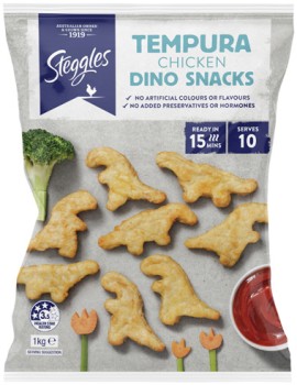 Steggles+Chicken+Dino+Snacks+1kg