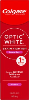 Colgate+Optic+White+Stain+Fighter+Whitening+Toothpaste+1%25+Hydrogen+Peroxide+100g