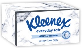 Kleenex+2-Ply+Everyday+Facial+Tissues+200+Pack