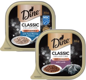Dine-Classic-Collections-Cat-Food-85g on sale