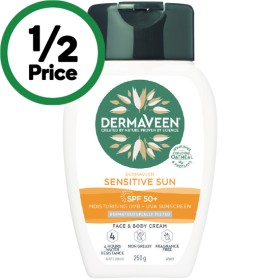 DermaVeen-SPF-50-Sensitive-Sun-Sunscreen-250g on sale