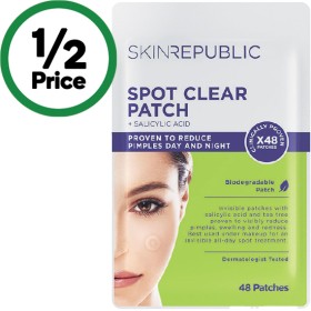Skin+Republic+Spot+Clear+%2B+Salicylic+Acid+Patches+Pk+48