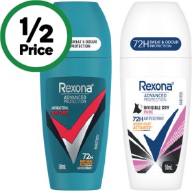 Rexona-Advanced-72H-Roll-On-Deodorant-50ml on sale