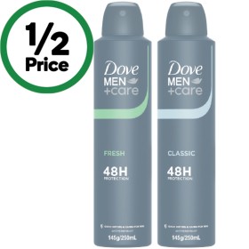 Dove-MenCare-48H-Antiperspirant-Deodorant-250ml on sale