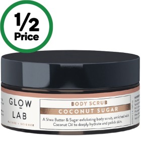 Glow-Lab-Body-Scrub-200ml on sale