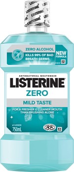 Listerine-Zero-Mouthwash-750mL on sale