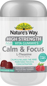 Natures-Way-High-Strength-Adult-Vita-Gummies-Calm-Focus-L-Theanine-50-Pack on sale