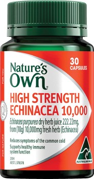 Natures-Own-High-Strength-Echinacea-10000-30-Capsules on sale