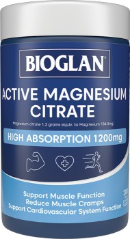 Bioglan+Active+Magnesium+Citrate+1200mg+200+Tablets%2A