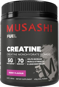 Musashi-Creatine-Berry-Flavour-420g on sale