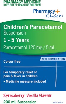Pharmacy-Choice-Childrens-Paracetamol-15-Years-200mL-Suspension on sale
