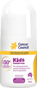 Cancer-Council-Kids-Roll-On-SPF50-75mL on sale