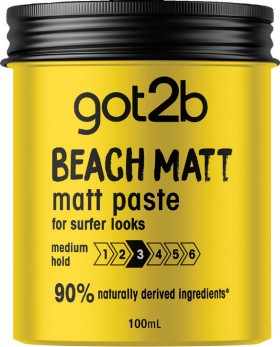 Schwarzkopf+Got+2B+Beach+Matt+Paste+100mL