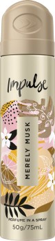 Impulse+Body+Spray+Deodorant+Merely+Musk+50g
