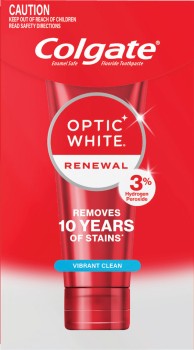 Colgate-Toothpaste-Optic-White-Renewal-Vibrant-Clean-85g on sale