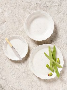 Robert-Gordon-Petal-12pc-Dinner-Set-Speckled-White on sale