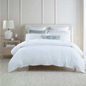 Heritage-Cotton-Waffle-Quilt-Cover-Set on sale