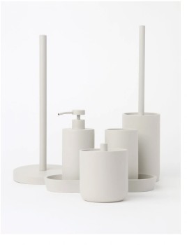 Vue-Textured-Cement-Bathroom-Accessories-Moonbeam on sale