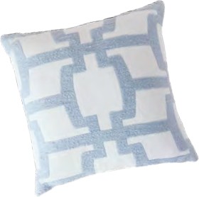 Heritage-Trellis-Textured-Cushion on sale
