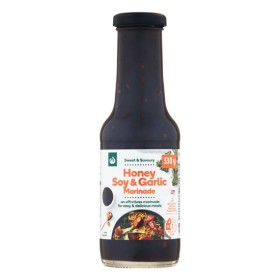 Woolworths-Honey-Soy-Garlic-Marinade-330g on sale