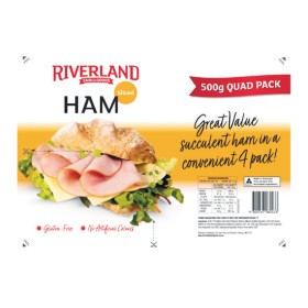Riverland-Ham-Sliced-500g-From-the-Fridge on sale