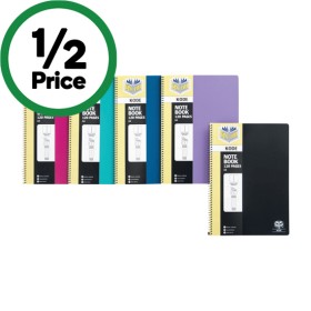 Spirax-Kode-A4-Notebook-120-Pages-Assorted on sale