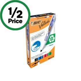 BiC+Velleda+Whiteboard+Marker+Pk+4+%26ndash%3B+Assorted