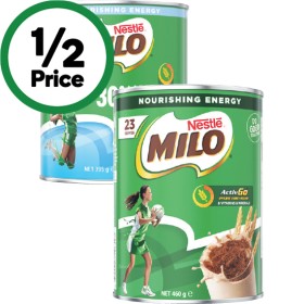 Nestl-Milo-460g-or-Less-Sugar-395g on sale