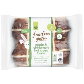 Woolworths+Free+From+Gluten+Hot+Cross+Bun+Varieties+Pk+4