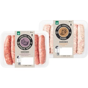 Woolworths+Premium+Butcher+Style+Sausage+Varieties+450-500g